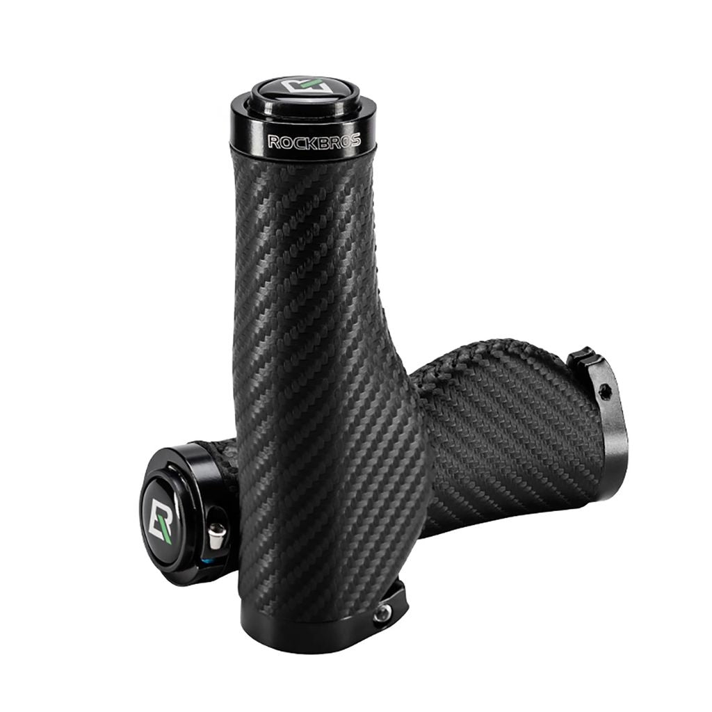 Rockbros Cykelhandtag Vridna Ergonomiska Halkfria - Svarta