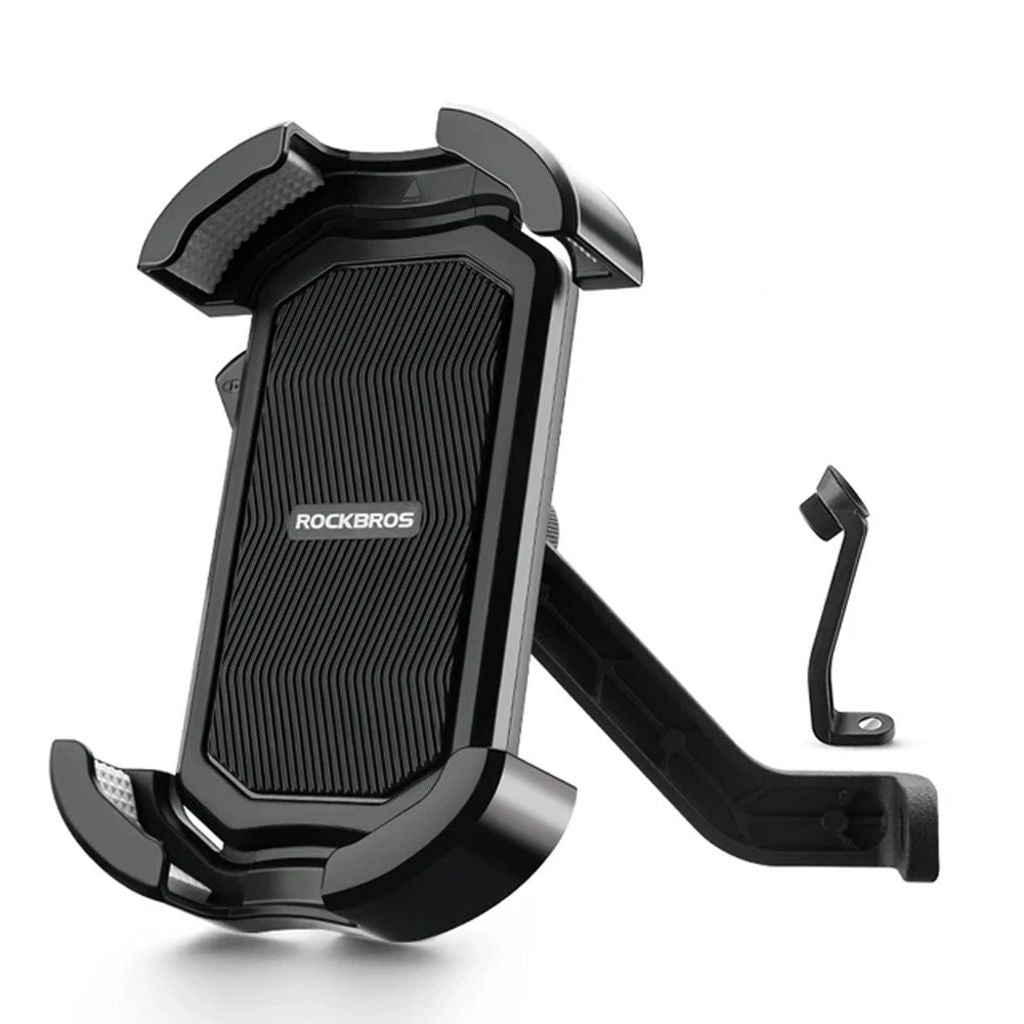Rockbros Motorcycle Mirror Phone Holder - Black