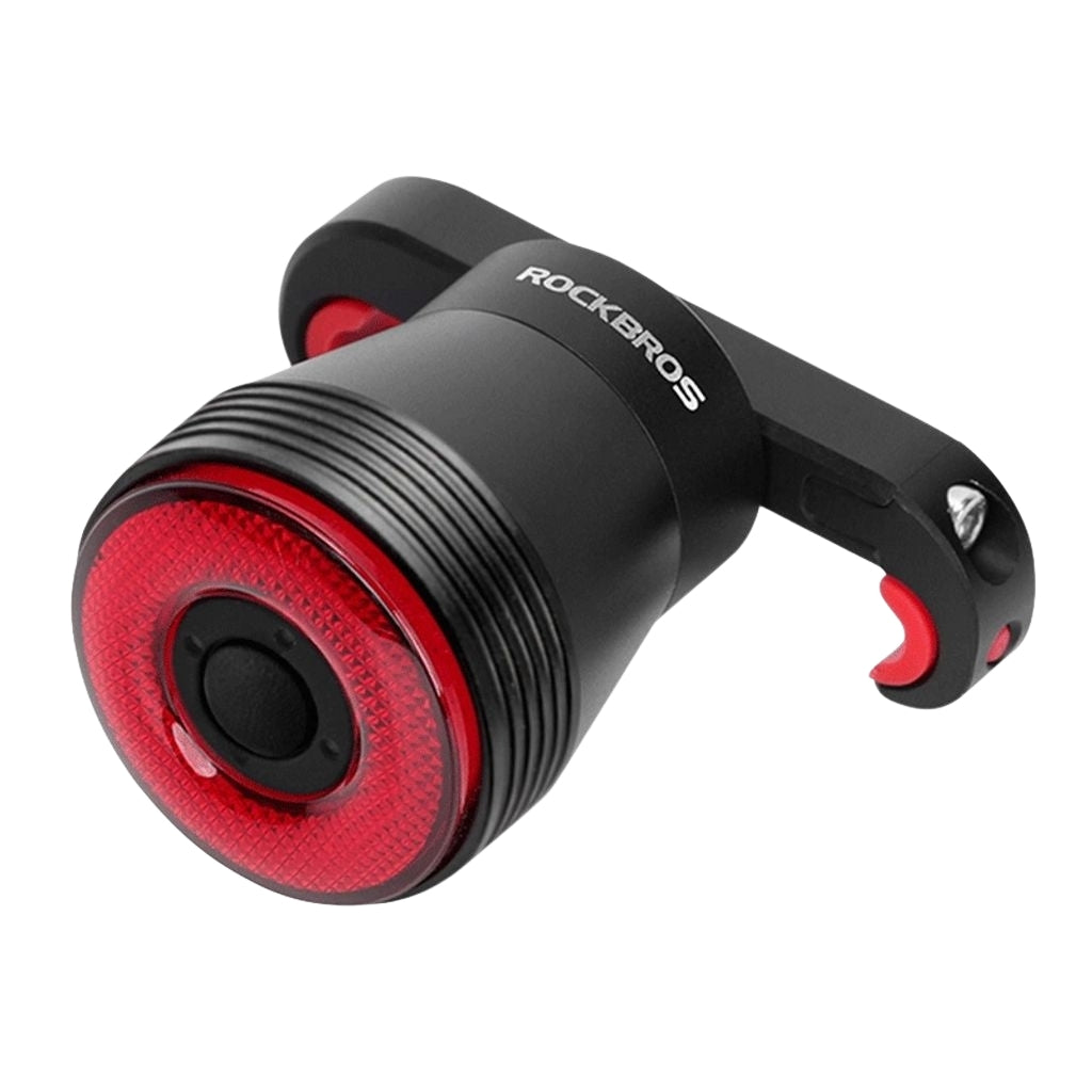 Rockbros Q5 rear bicycle light with intelligent stop system - Black