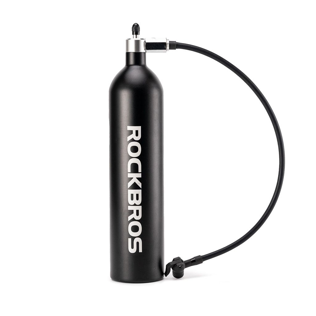 Rockbros Tubeless Tire Pump 200 PSI 1.2L - Black