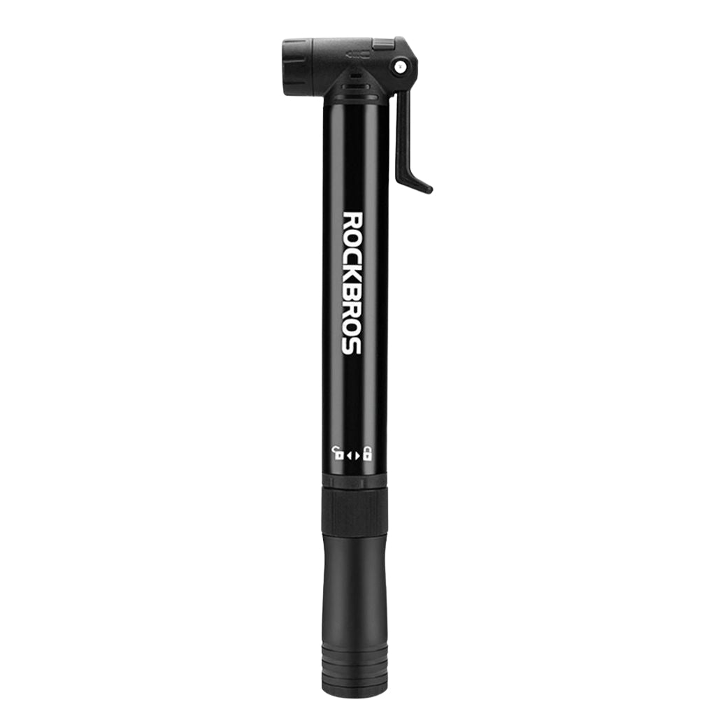Rockbros bicycle hand pump + screwdriver - black