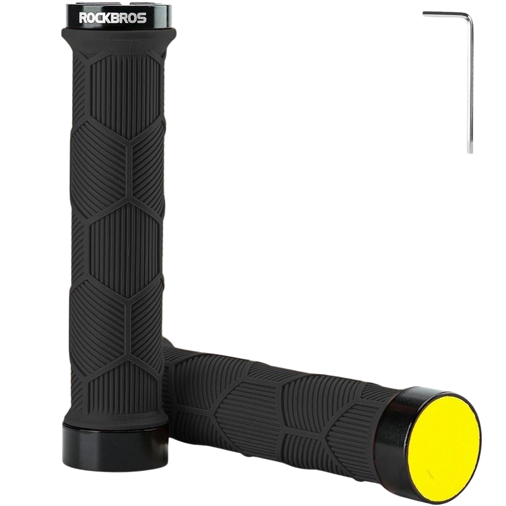 Rockbros bike grip with reflex - black