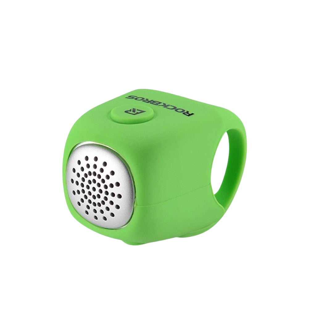 Rockbros electronic bicycle bell - green