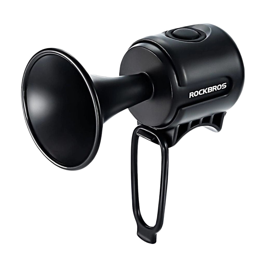 Rockbros electronic bicycle horn - black