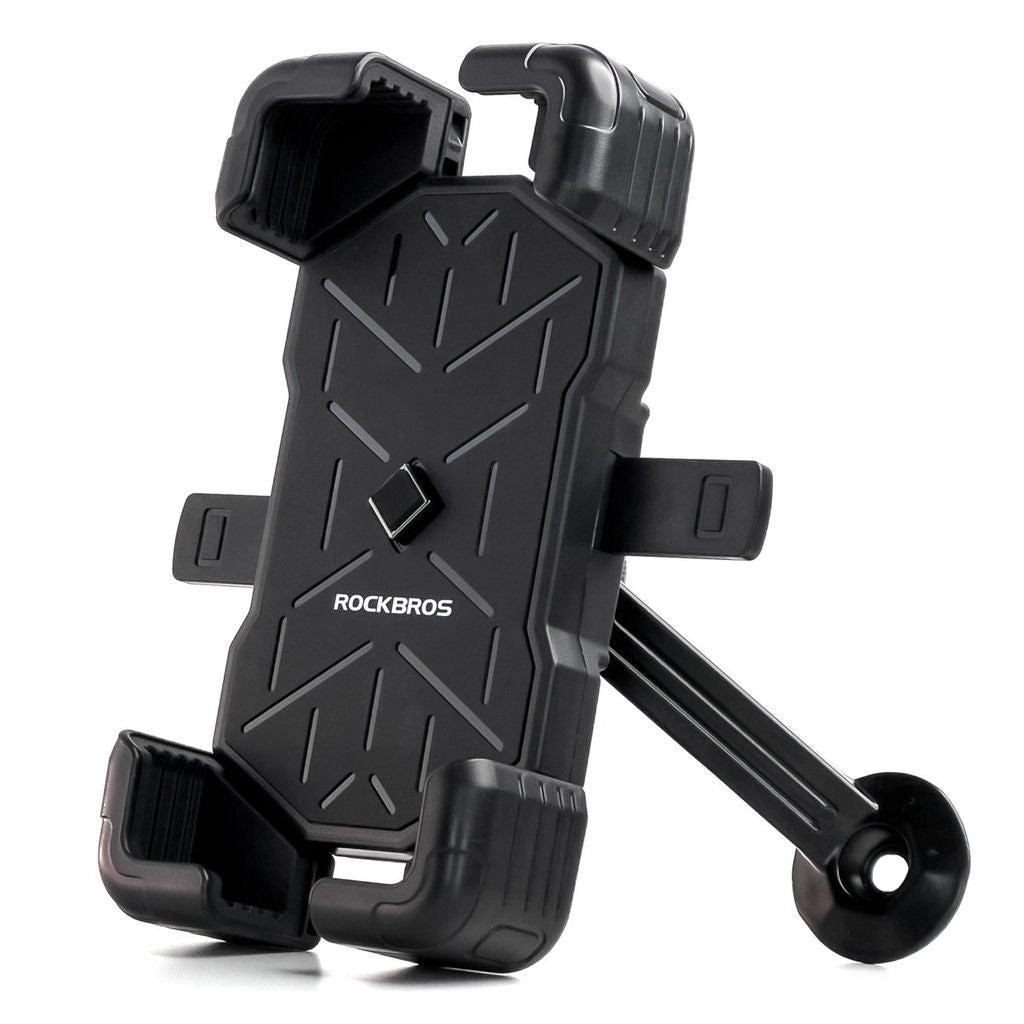 Rockbros phone holder for motorcycle - black