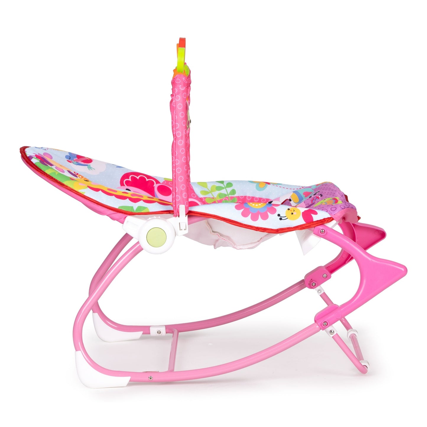 Rocker bouncer 2in1 vibrations sounds toys adjustable