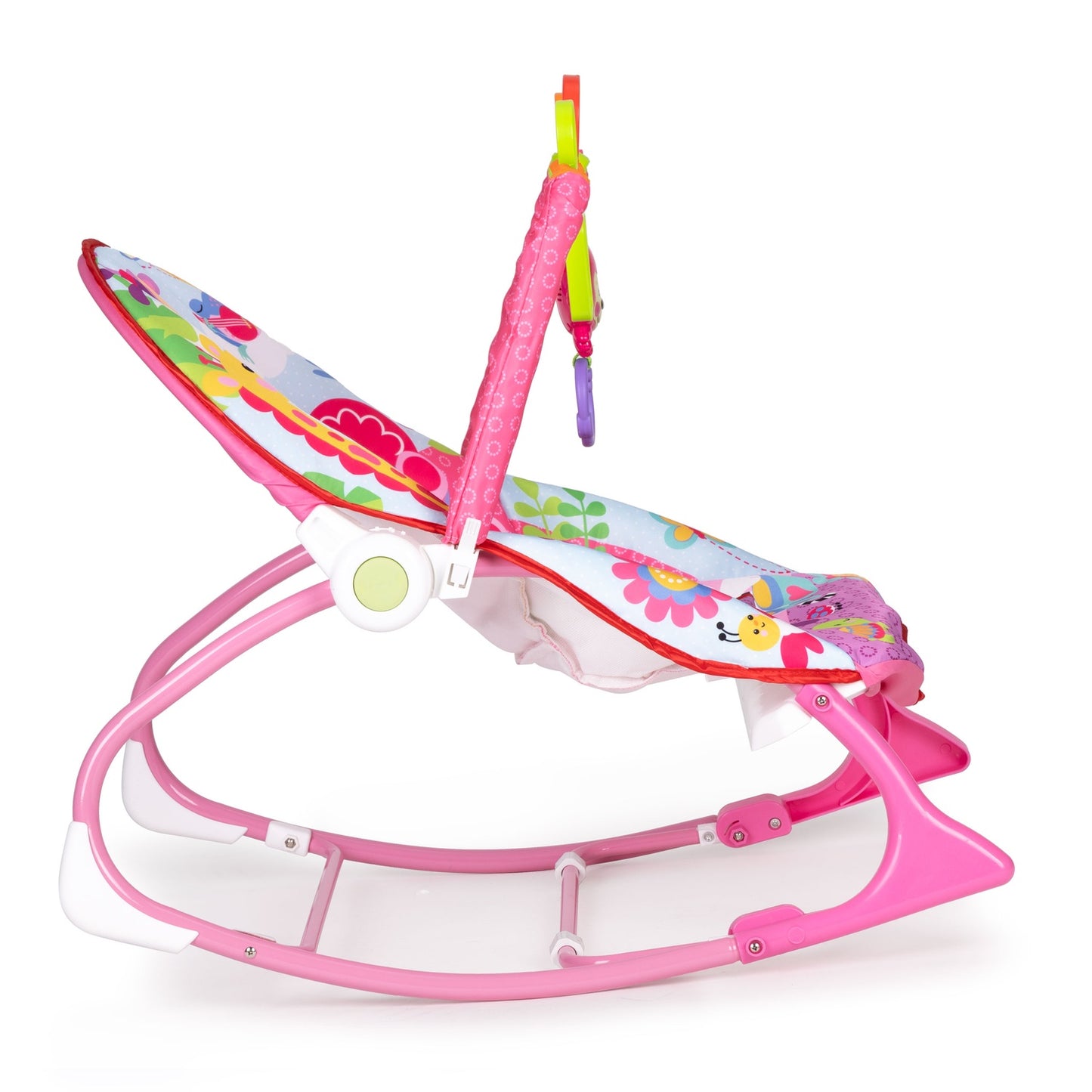Rocker bouncer 2in1 vibrations sounds toys adjustable