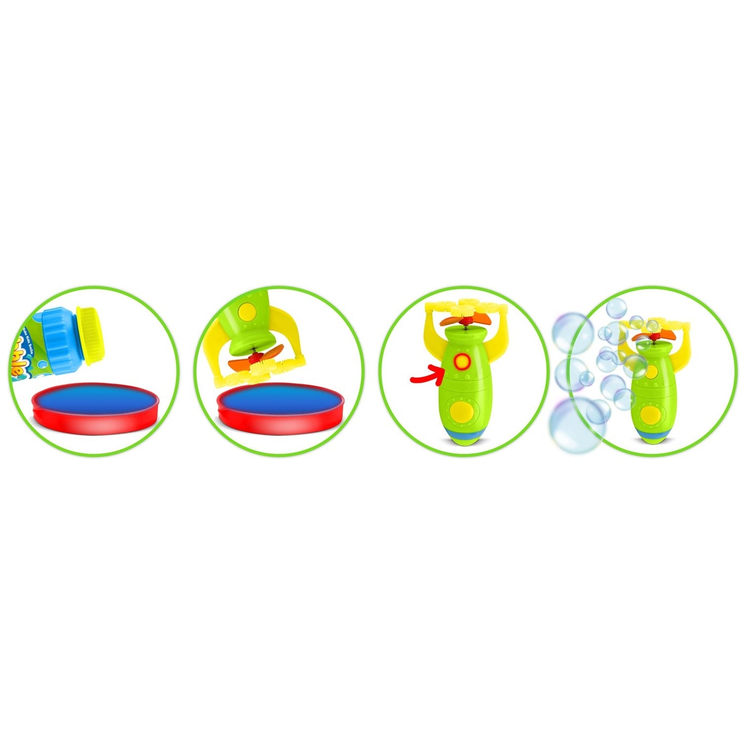 Rocket launcher for soap bubbles Ricokids RK-908