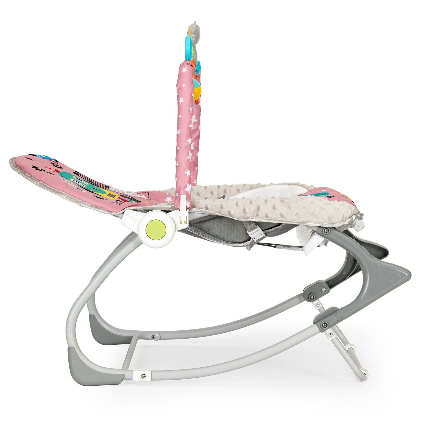 Rocking chair 2-in-1 with vibrations, sounds, regulation, ECOTOYS
