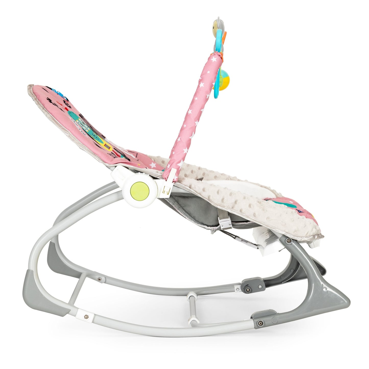 Rocking chair 2-in-1 with vibrations, sounds, regulation, ECOTOYS