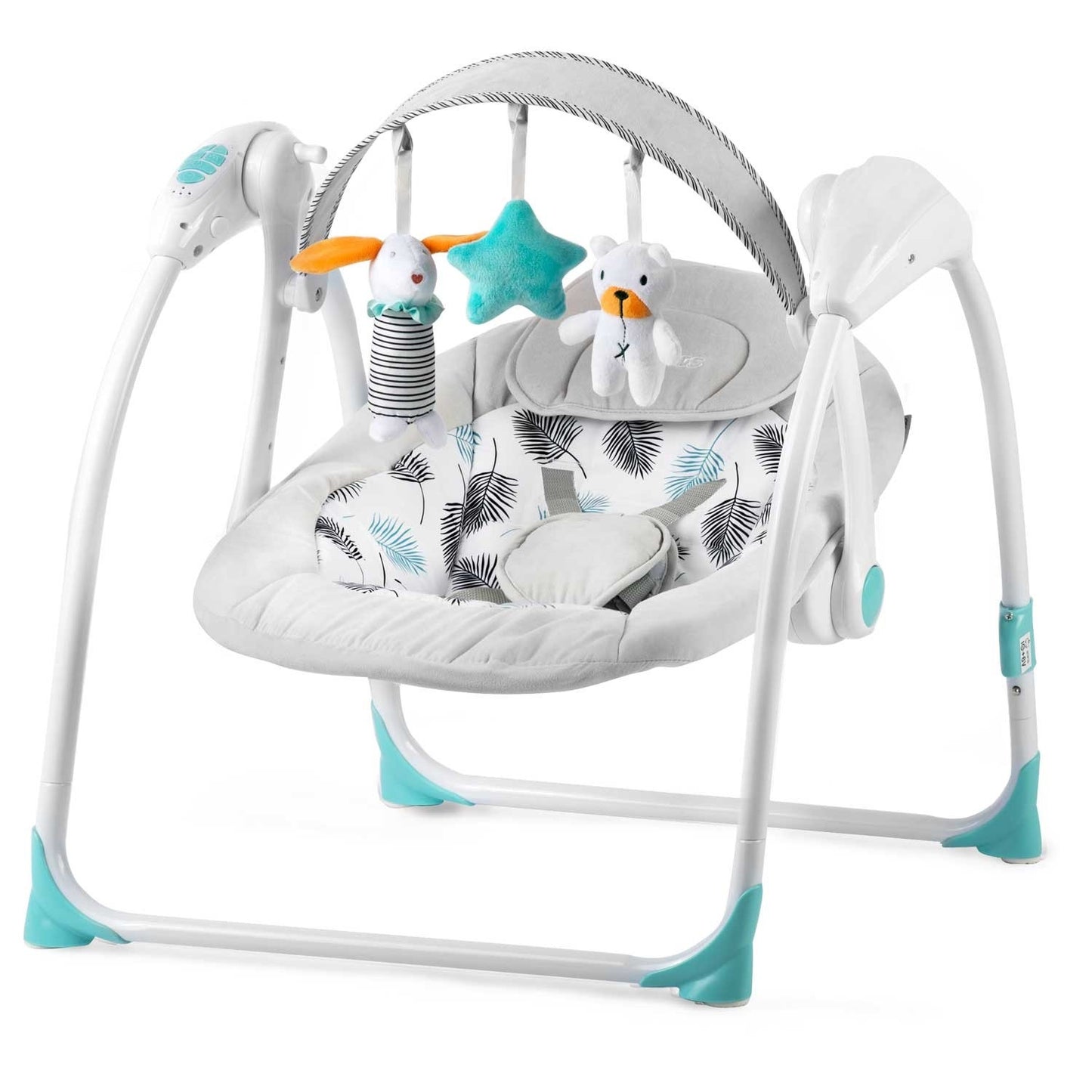 Rocking chair automatic with music turquoise Ricokids 7326