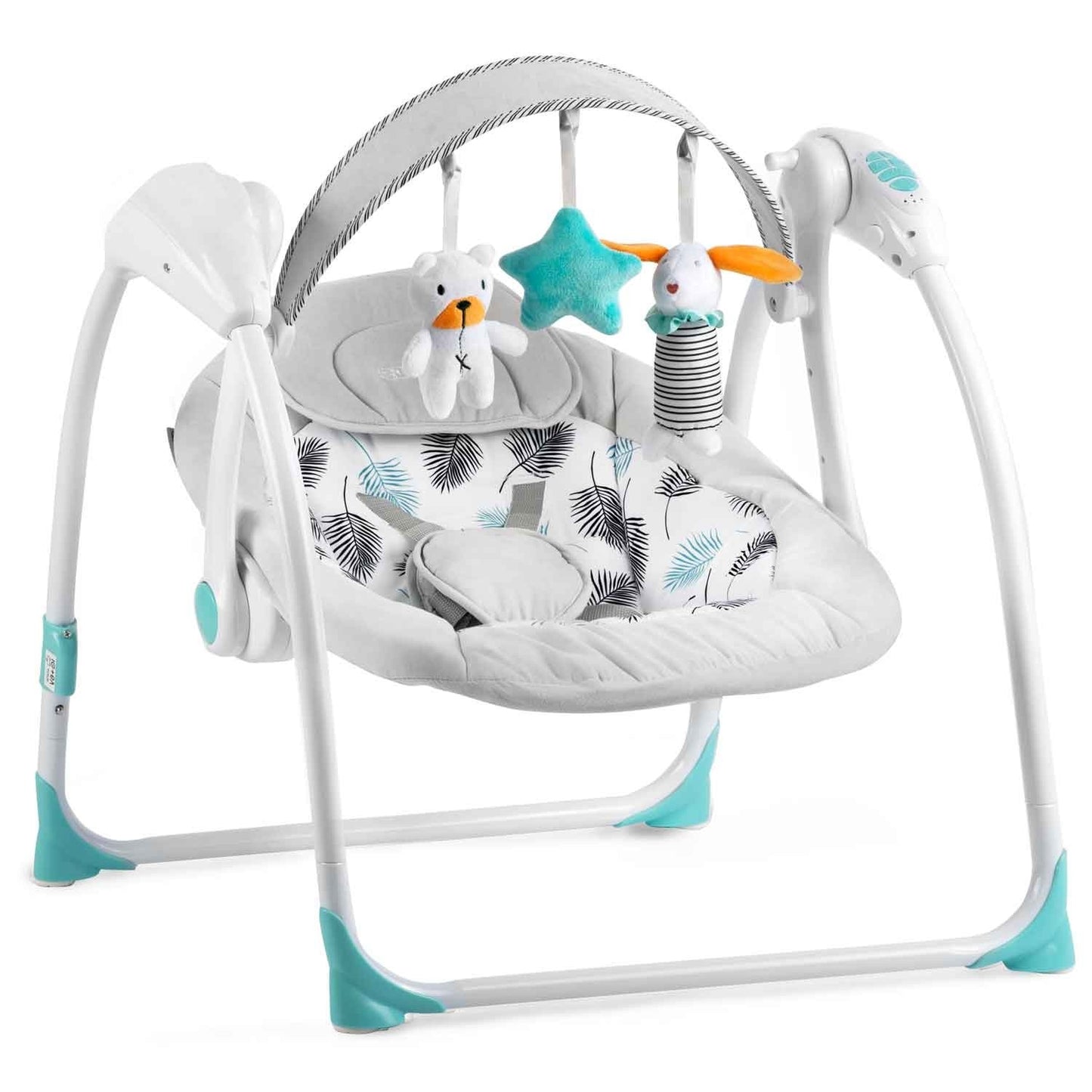 Rocking chair automatic with music turquoise Ricokids 7326