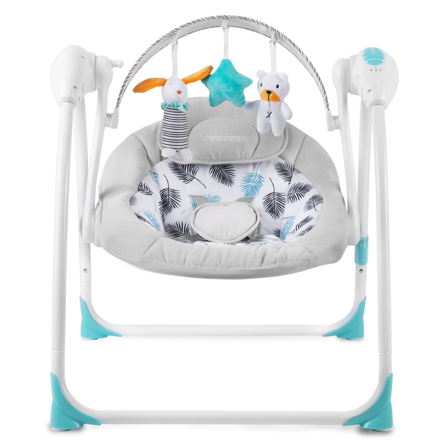 Rocking chair automatic with music turquoise Ricokids 7326