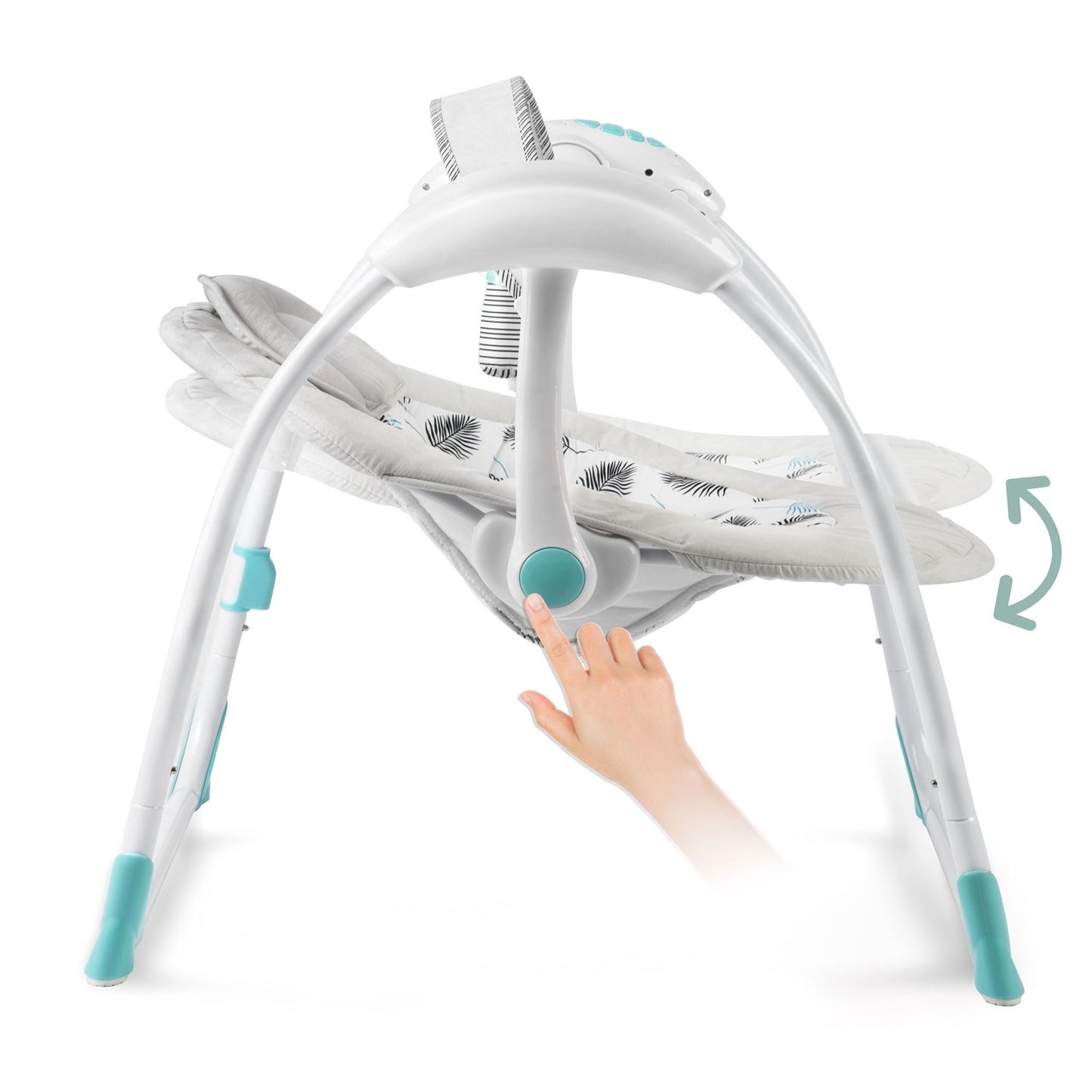 Rocking chair automatic with music turquoise Ricokids 7326