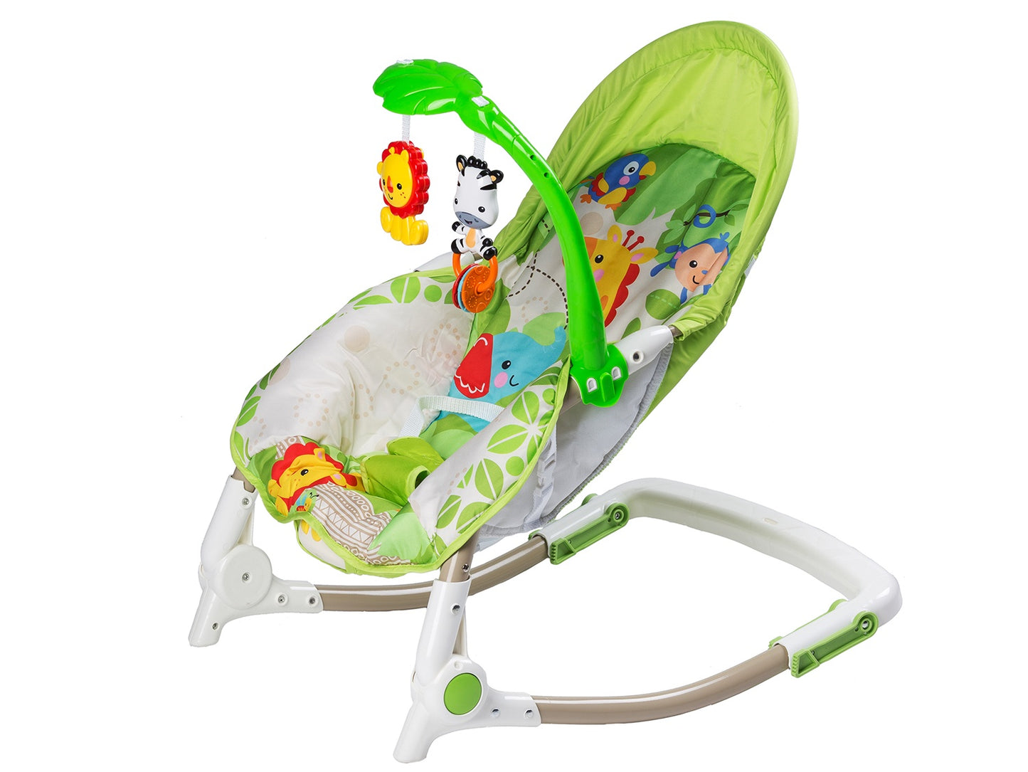 Rocking chair cradle vibrations music lion Ecotoys