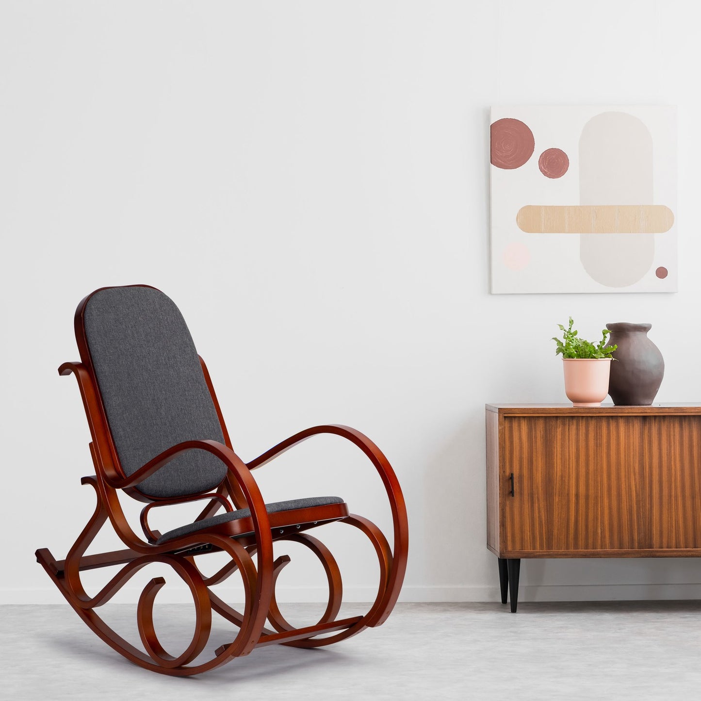 Rocking chair on skids ModernHome