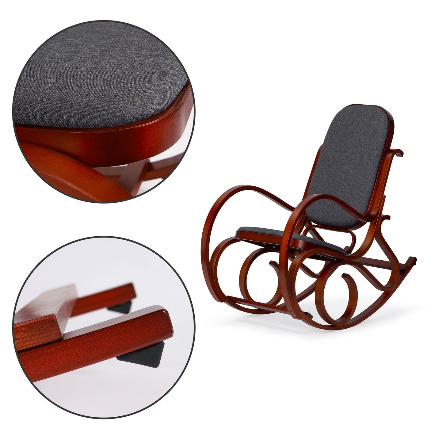 Rocking chair on skids ModernHome