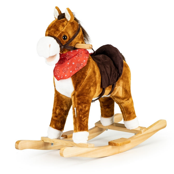 Rocking horse moving tail and mouth sounds