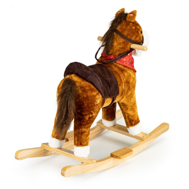 Rocking horse moving tail and mouth sounds