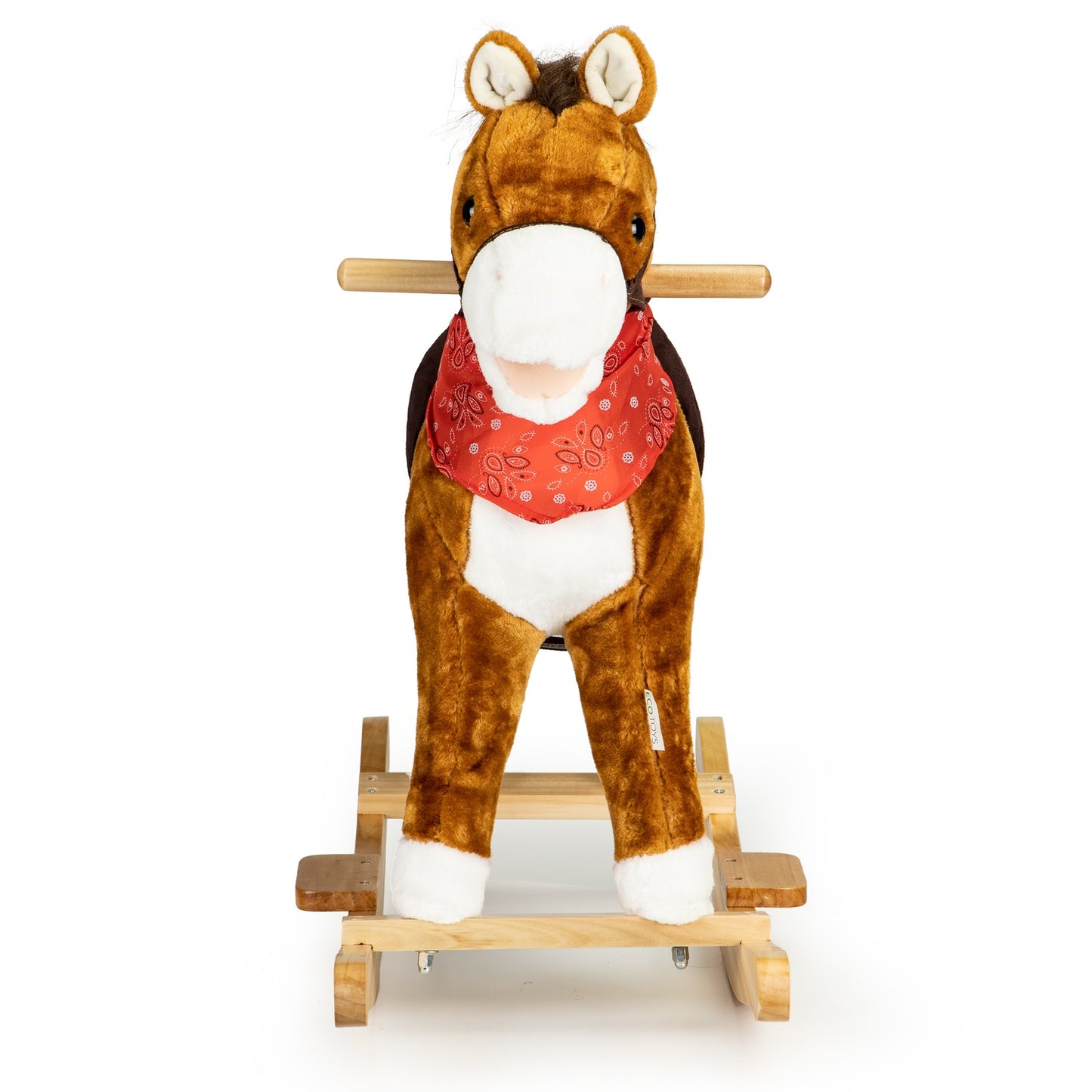 Rocking horse moving tail and mouth sounds