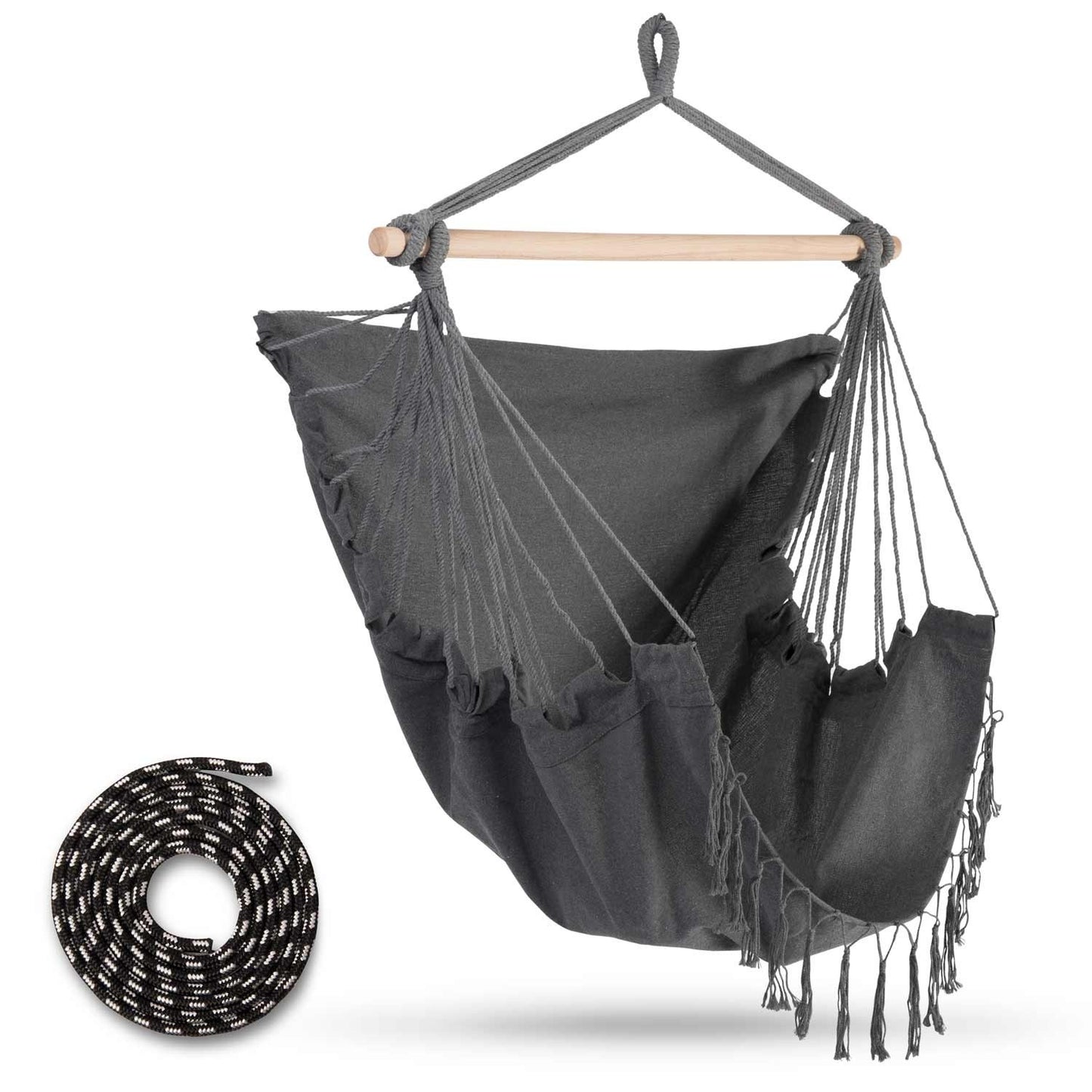 Rodos hanging chair gray