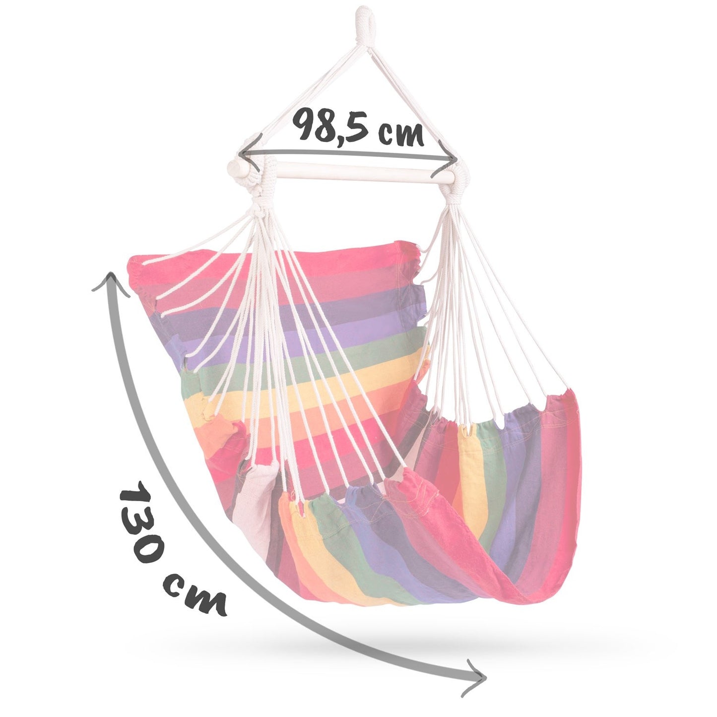 Rodos hanging chair multicolor
