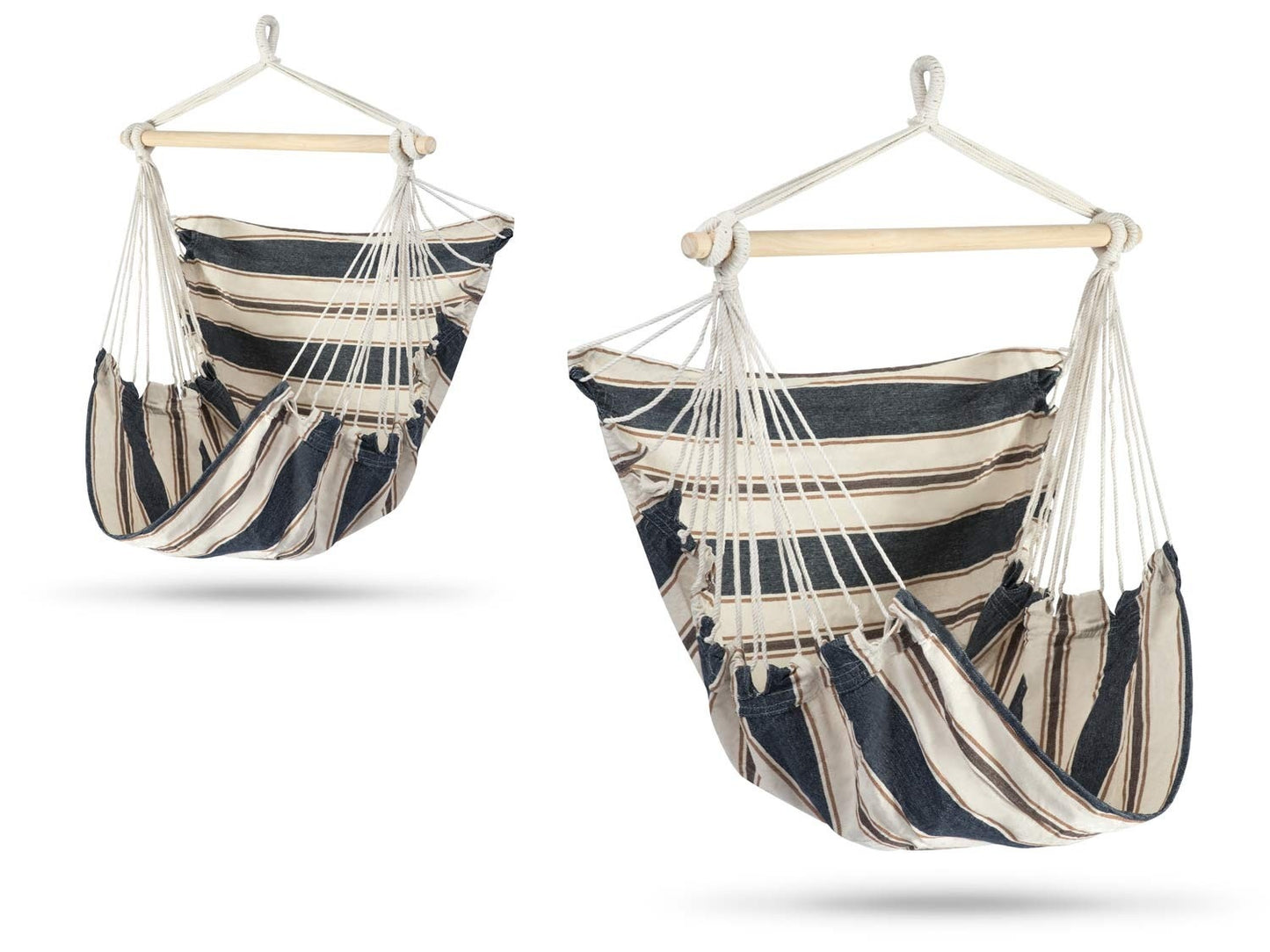 Rodos hanging chair white and blue