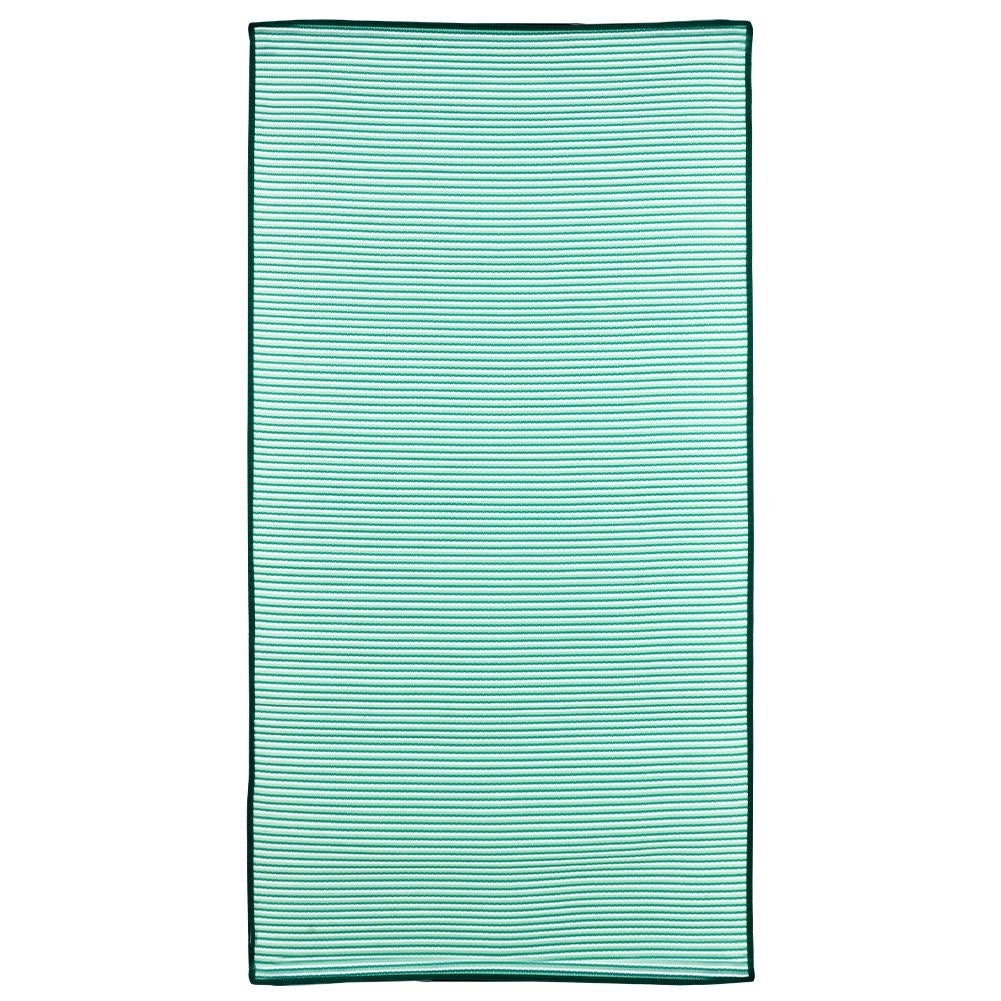 Rollable beach mat with comfortable handle and light weight