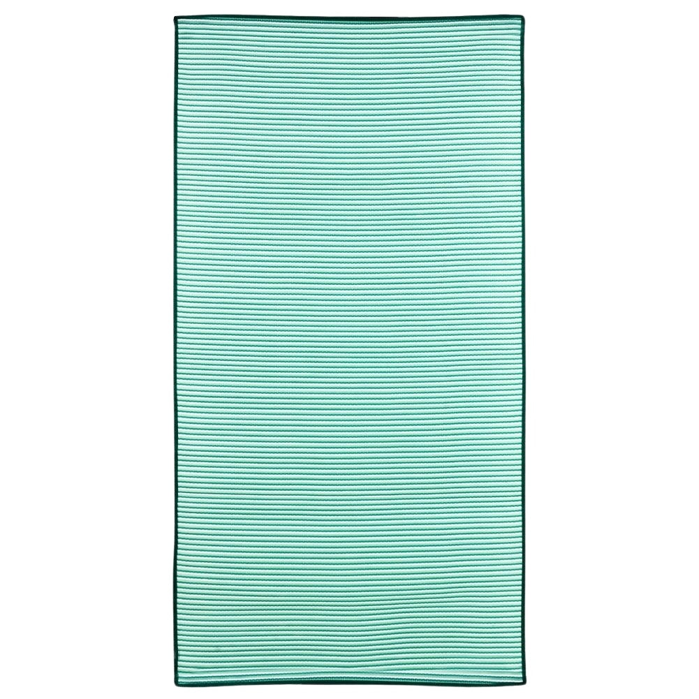 Rollable beach mat with comfortable handle and light weight