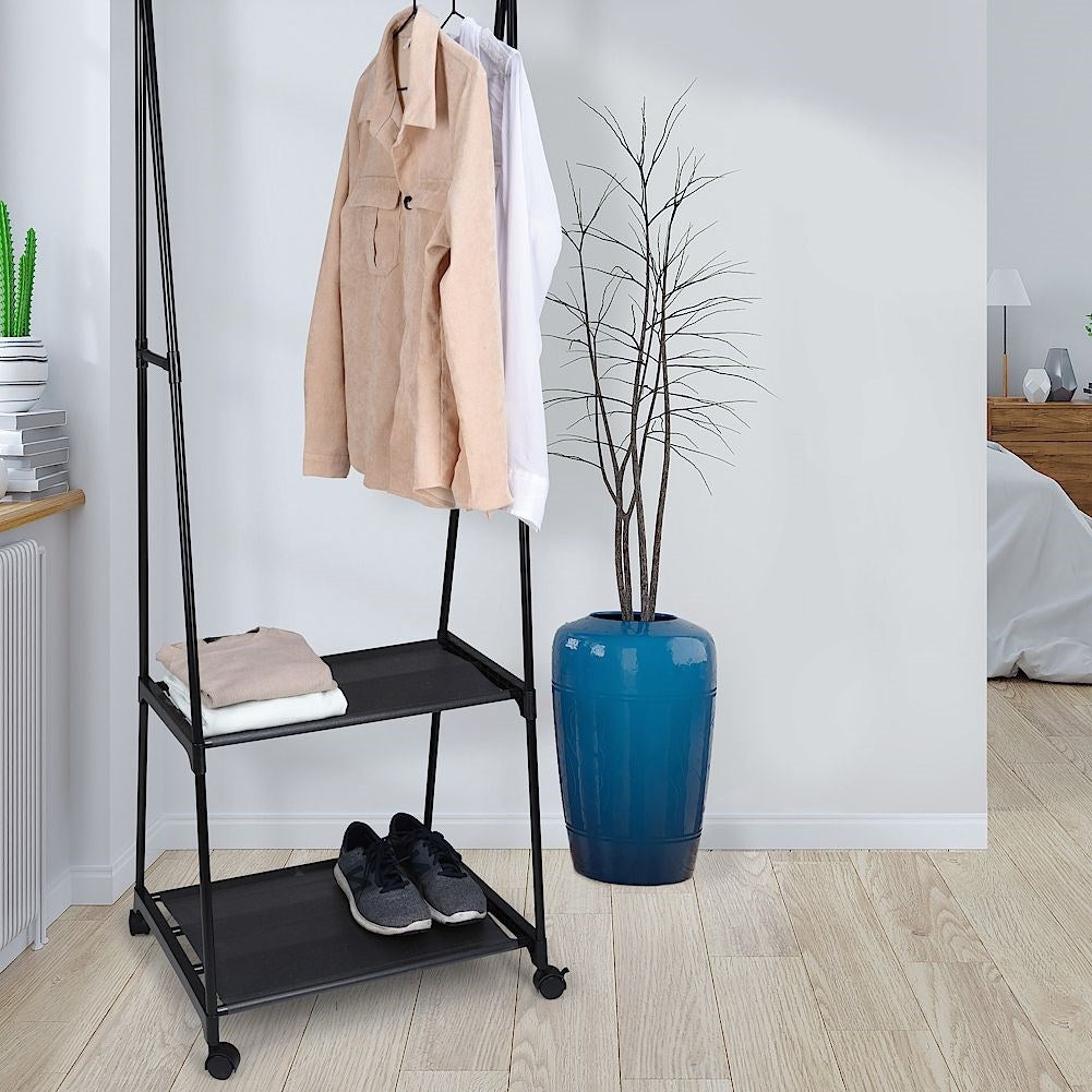 Rollable clothes hanger in minimalist design