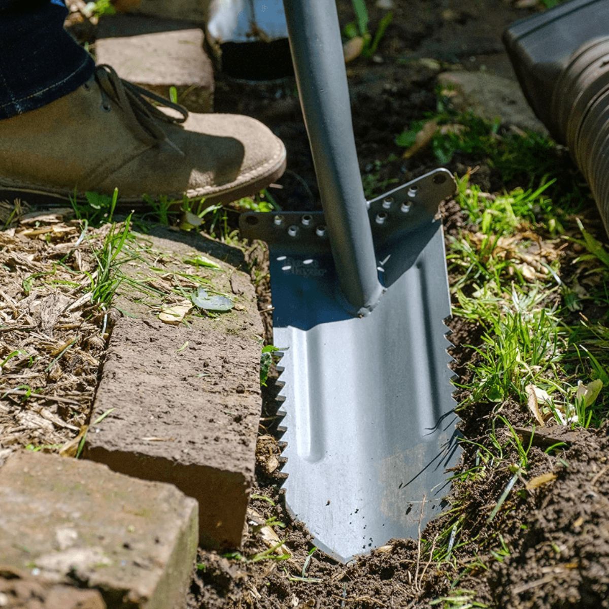 Root Slayer Trench Spade – Carbon Steel Blade