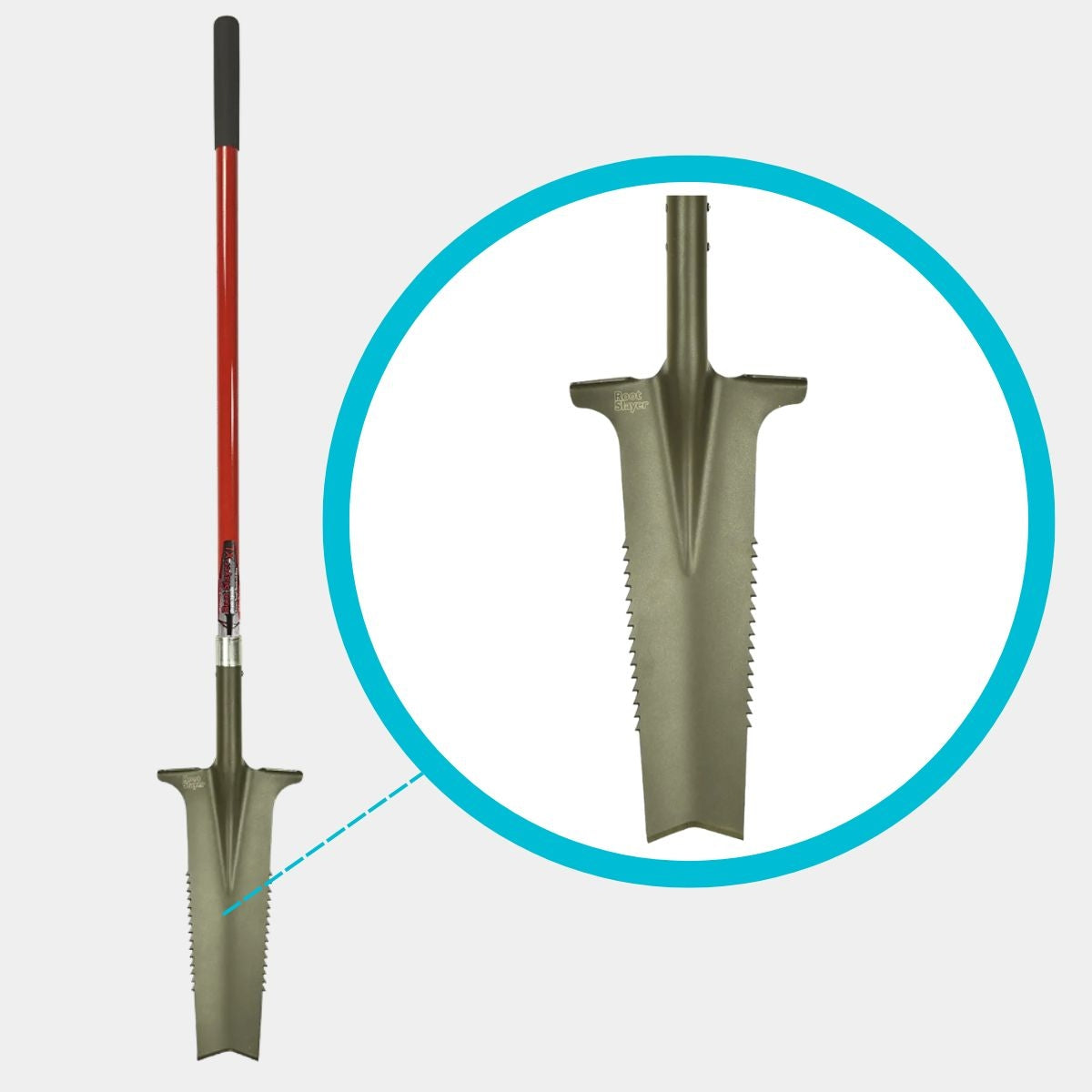 Root Slayer XL Drainage Spade – Carbon Steel Blade