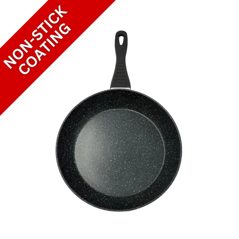 Rosenberg RB-10M2B: 10 Pieces Marble Coated Cookware Set
