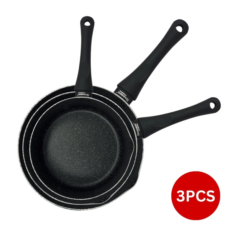 Rosenberg RB-MP20M2: Stone Coated Sauce Pan Set - 16cm, 18cm, 20cm