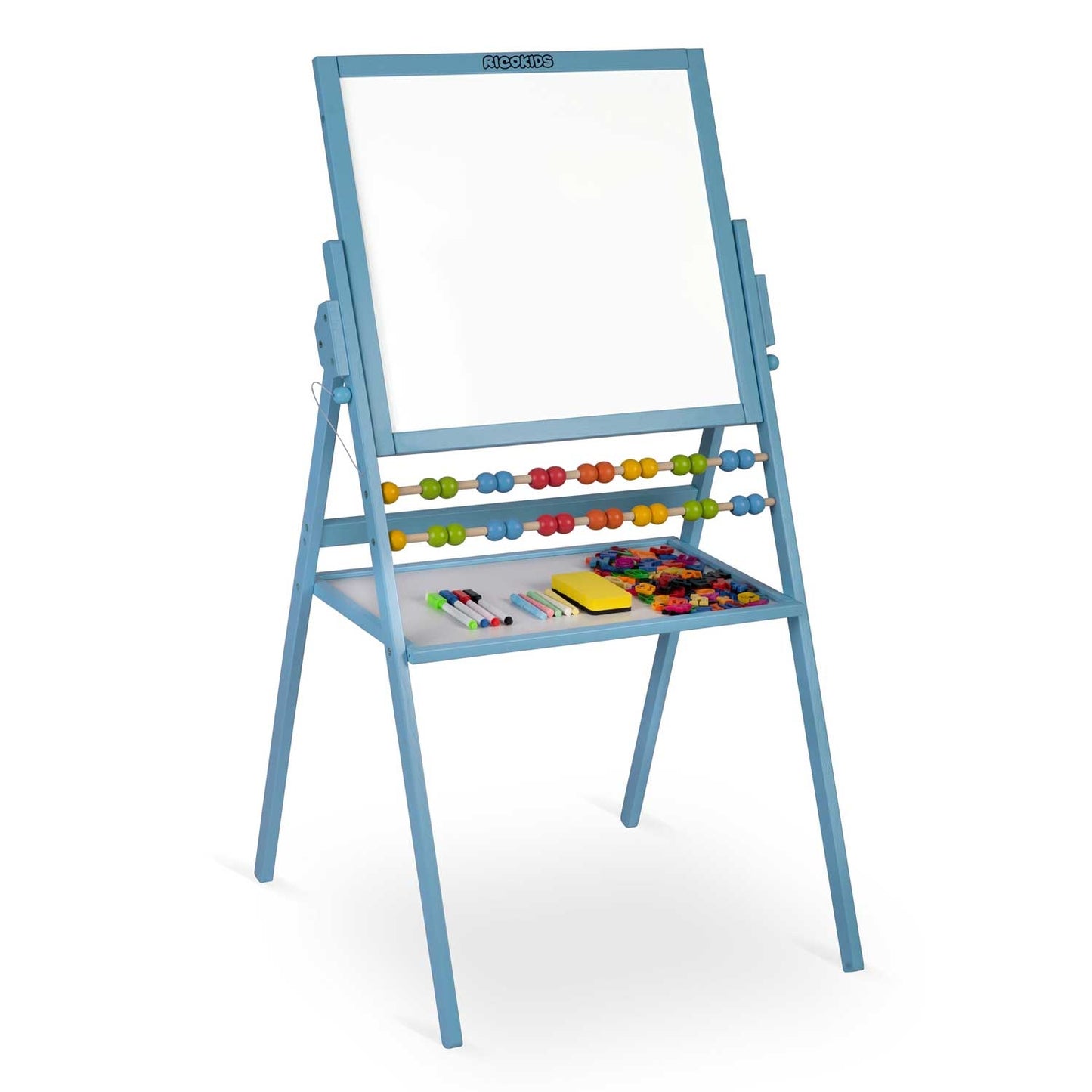 Rotatable Magnetic Chalkboard Ricokids - Blue