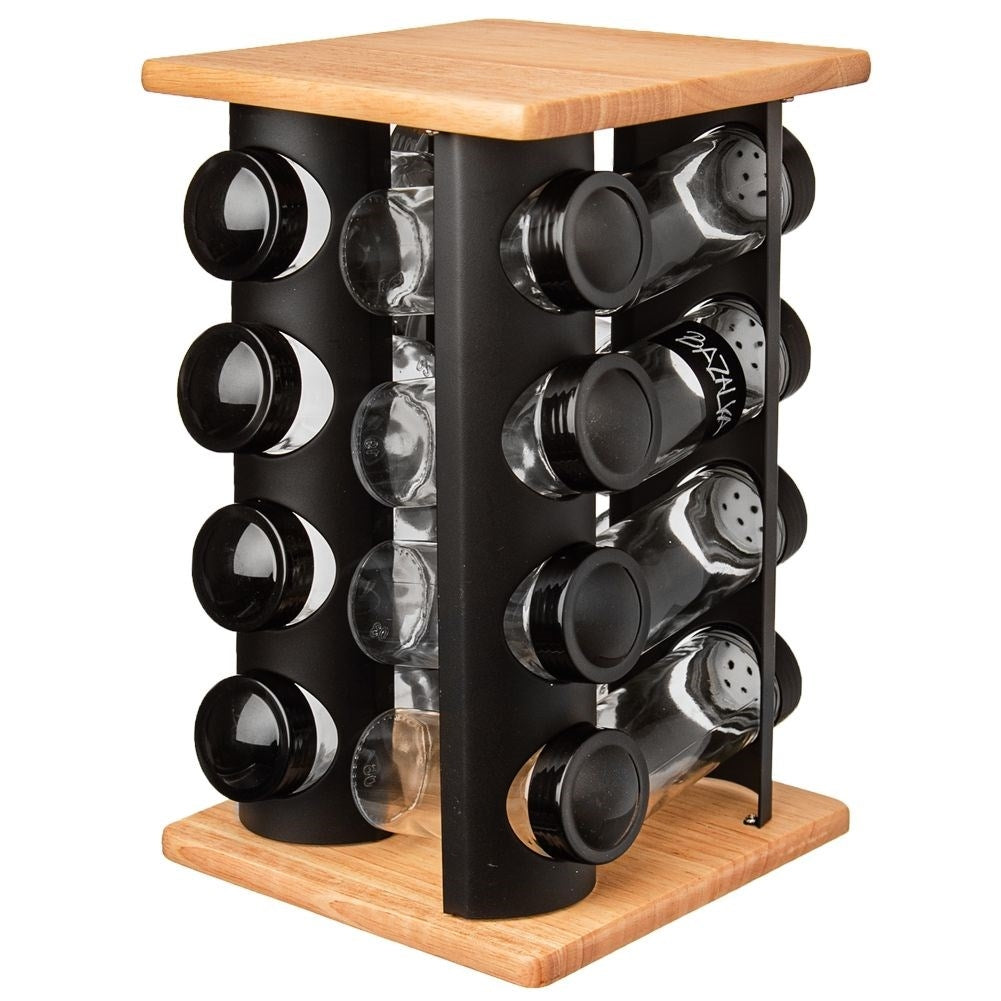 Rotating Spice Rack with 16 Containers