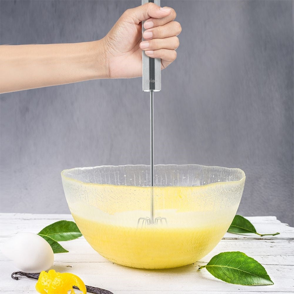 Rotating beater for milk foam, cream, egg white, pancake