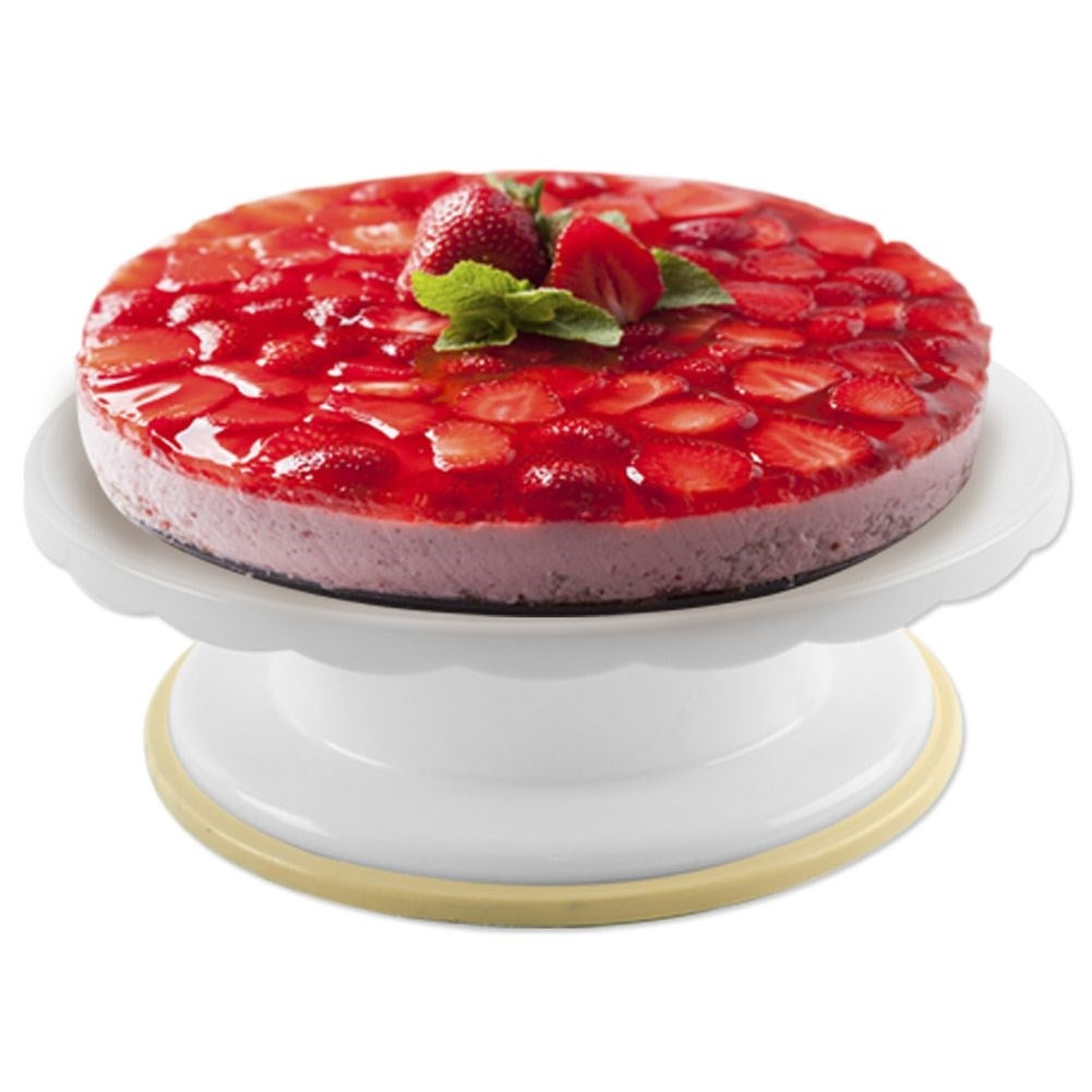 Rotating cake plate 28 cm for decoration and serving