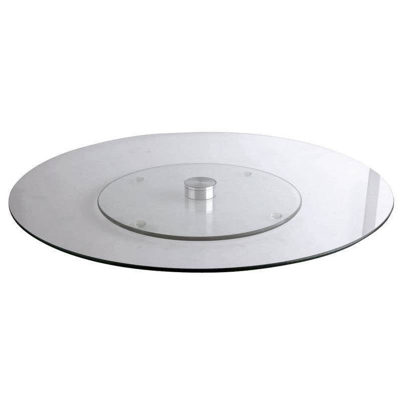 Rotating cake plate for serving and decorating pastries