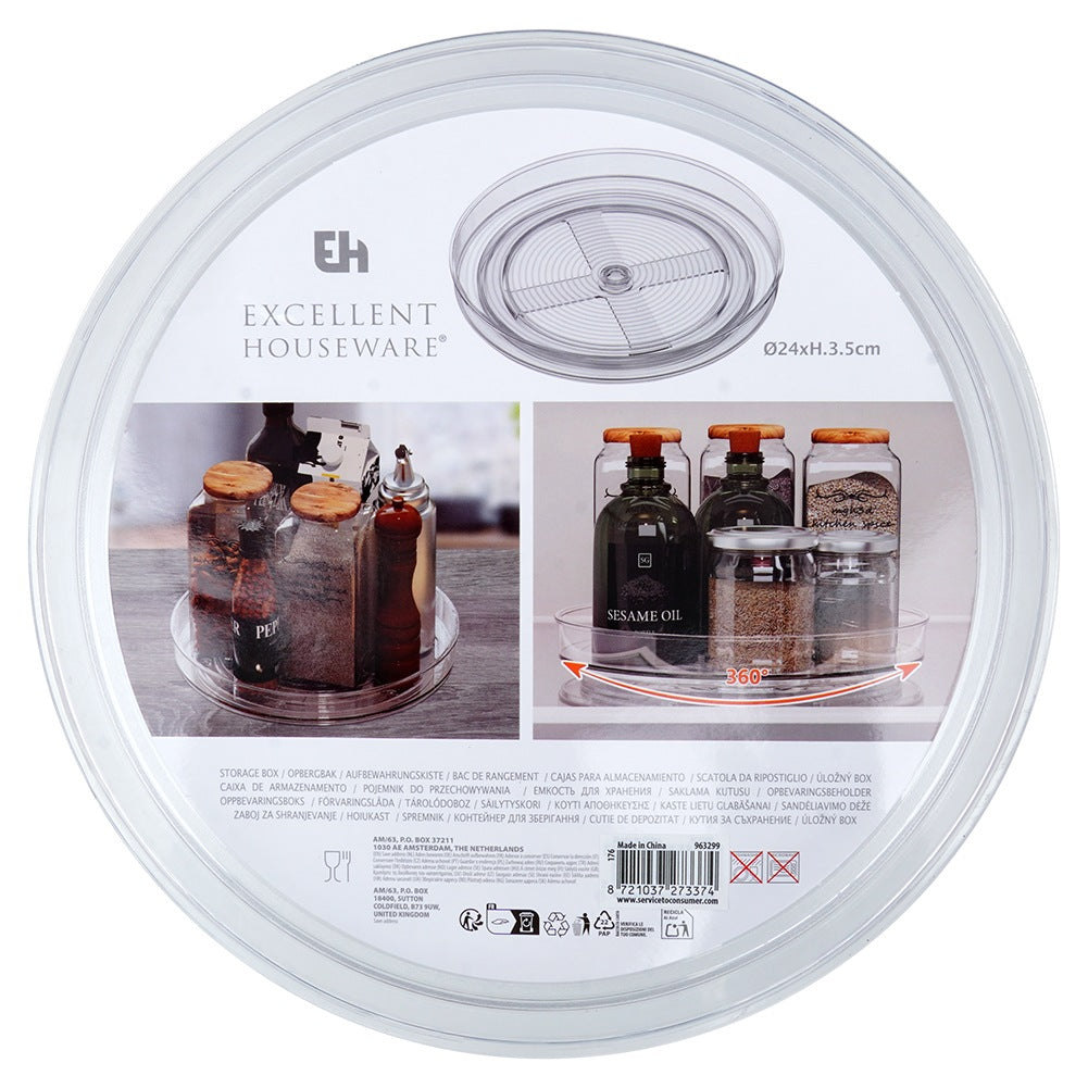 Rotating organizer container 24 cm