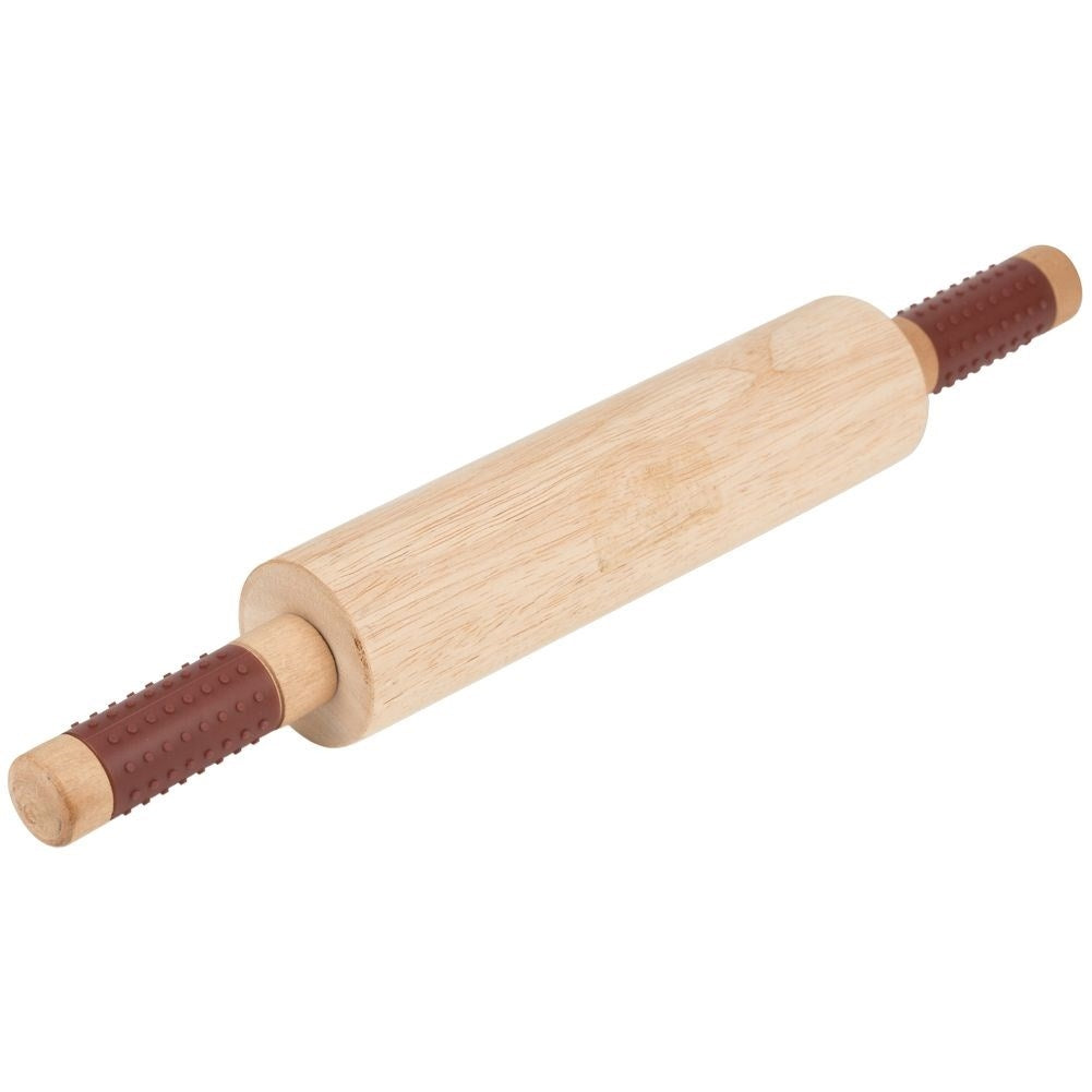 Rotating rolling pin in bamboo for dough, pasta and pastries