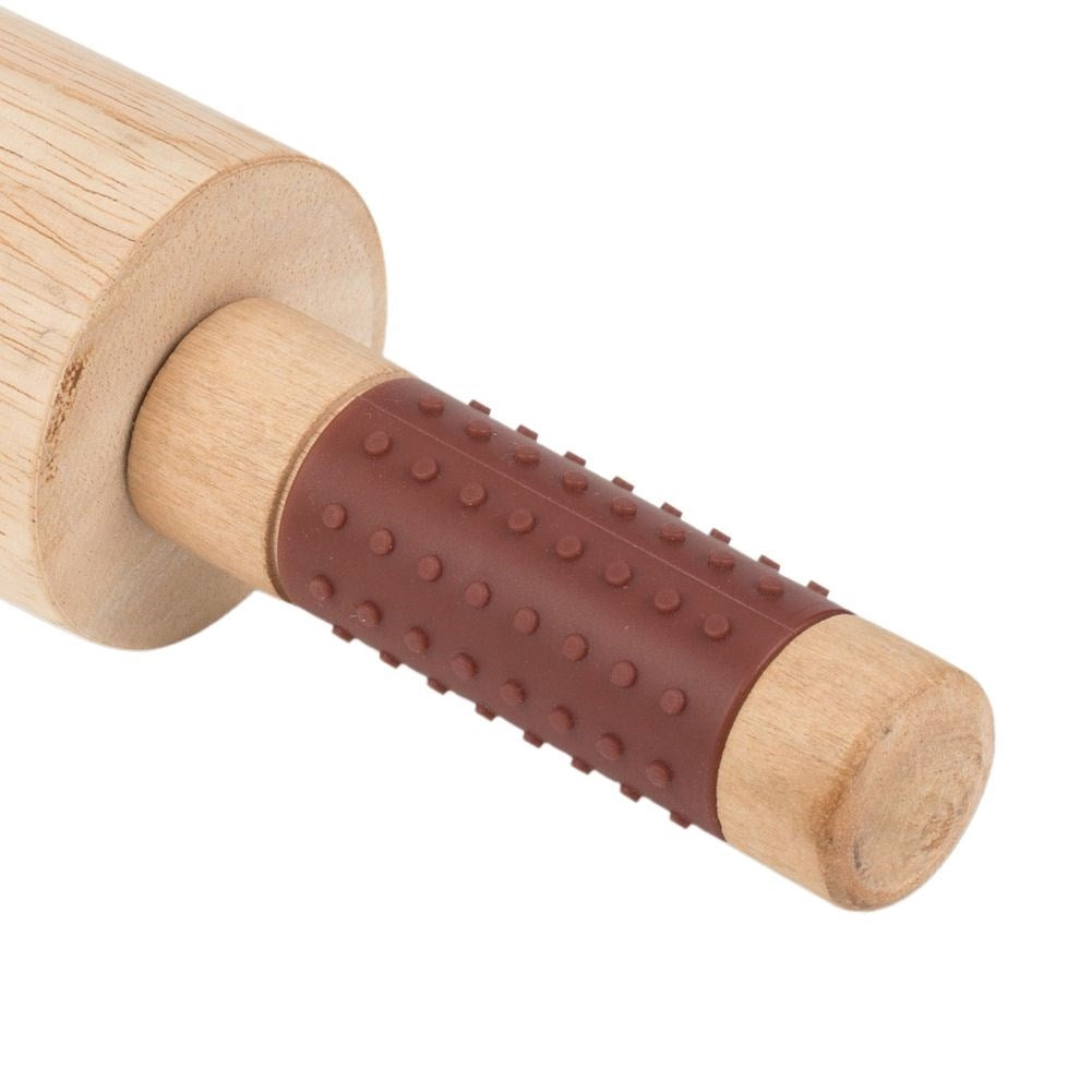 Rotating rolling pin in bamboo for dough, pasta and pastries