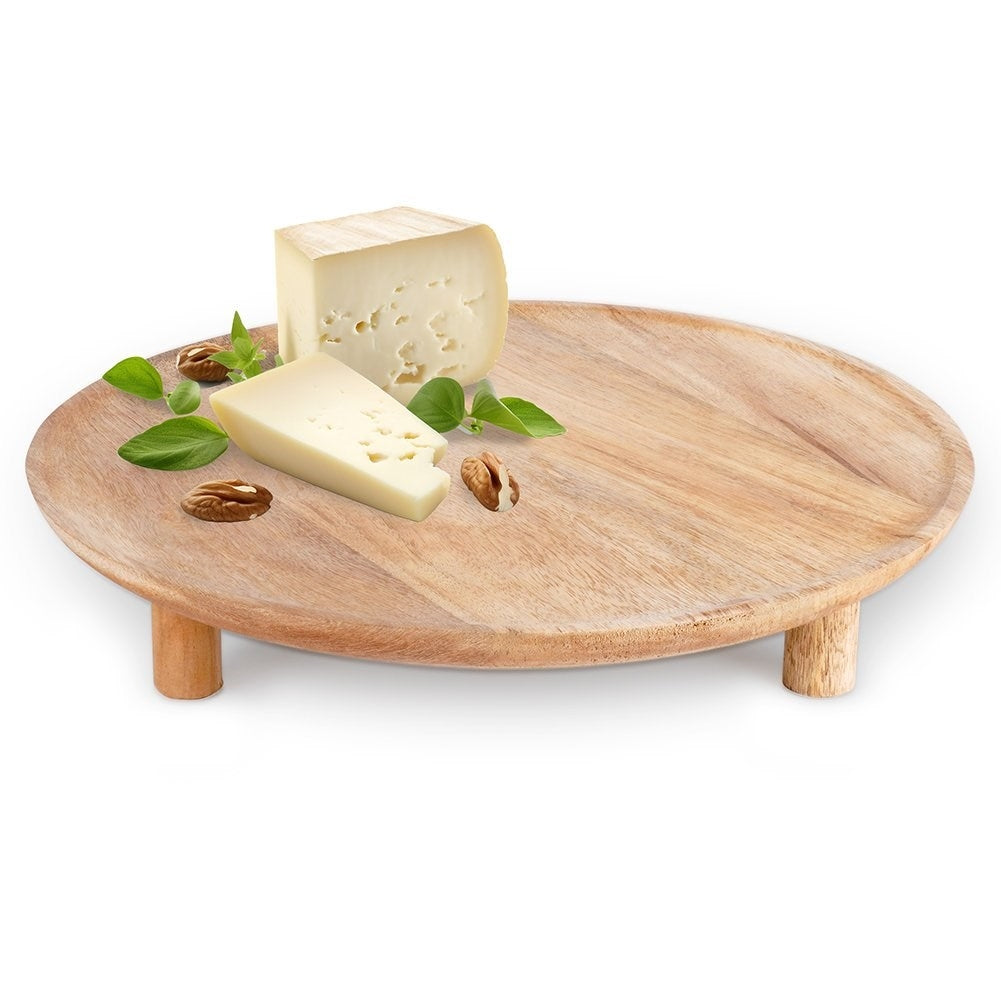 Round Cutting Board in Mango Wood for Serving and Cutting