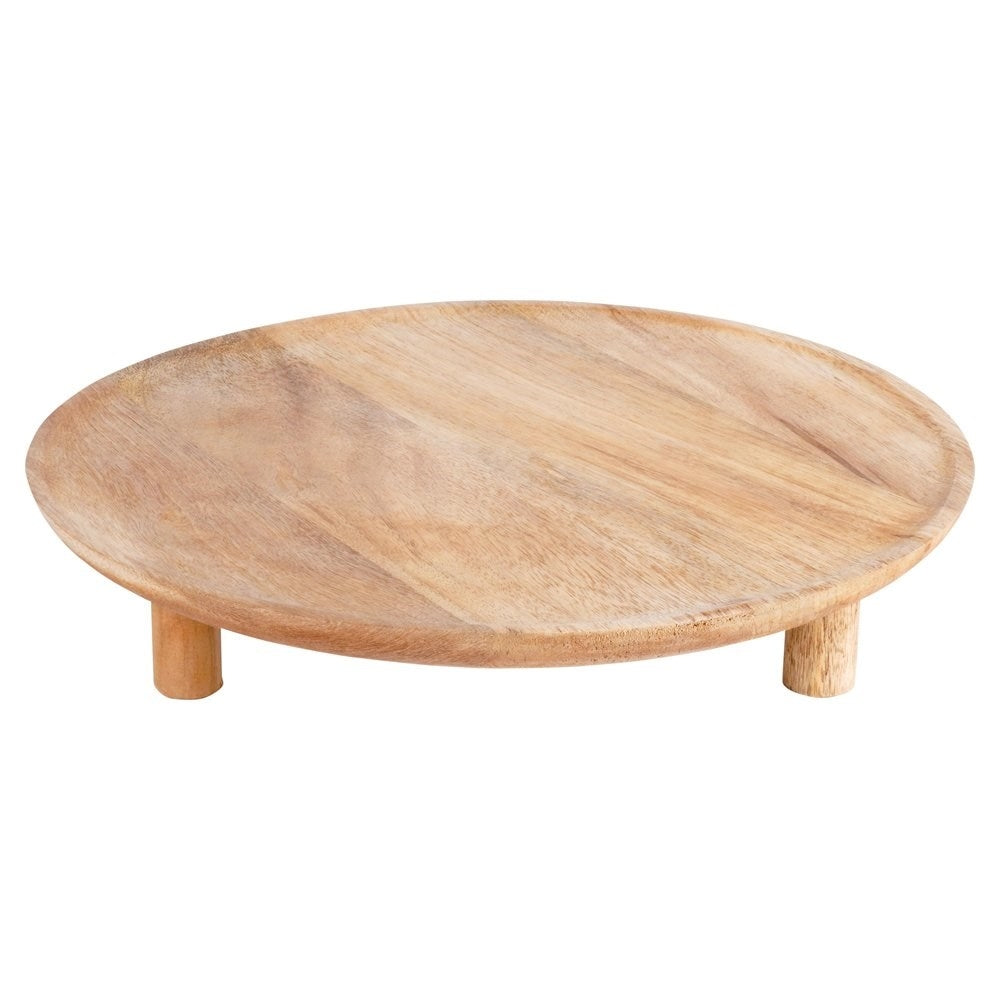 Round Cutting Board in Mango Wood for Serving and Cutting