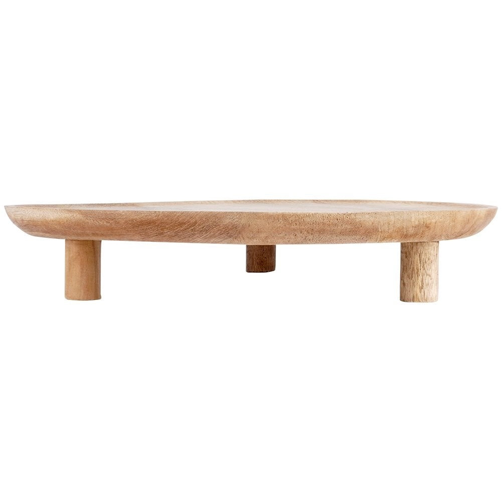 Round Cutting Board in Mango Wood for Serving and Cutting