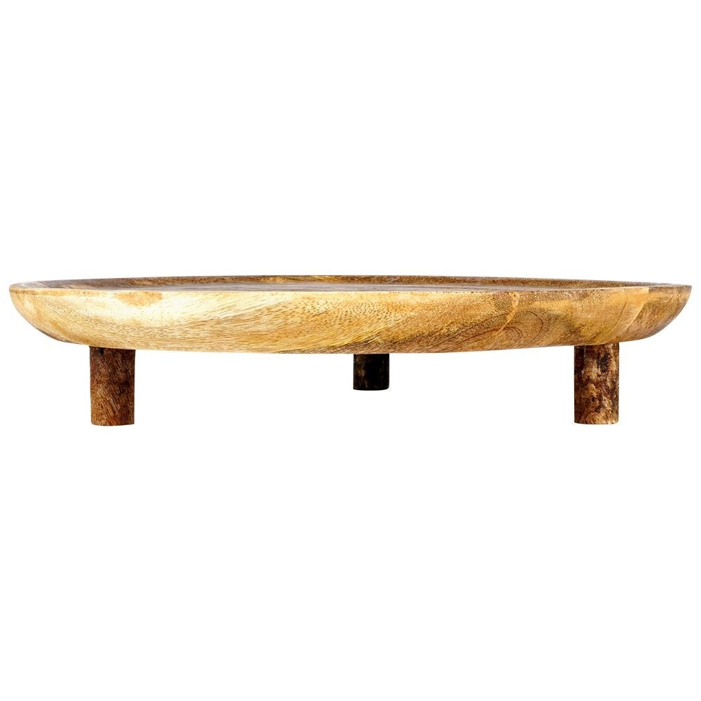 Round Cutting Board in Mango Wood for Serving and Cutting