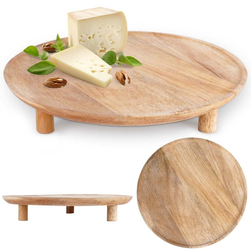 Round Cutting Board in Mango Wood for Serving and Cutting