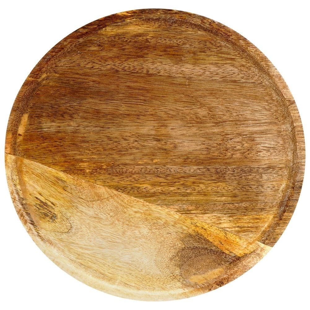 Round Cutting Board in Mango Wood for Serving and Cutting