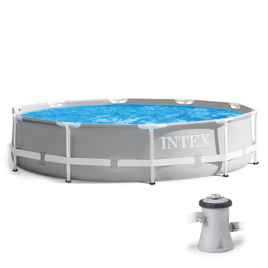 Round Frame Pool 305cm with Filter Pump, 4485L Capacity