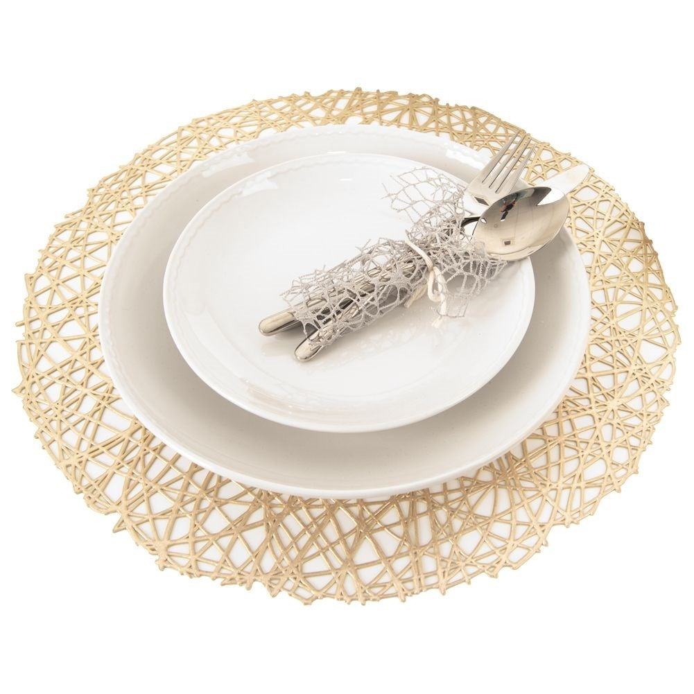Round Kitchen Tray in Durable Glossy Thermoplastic
